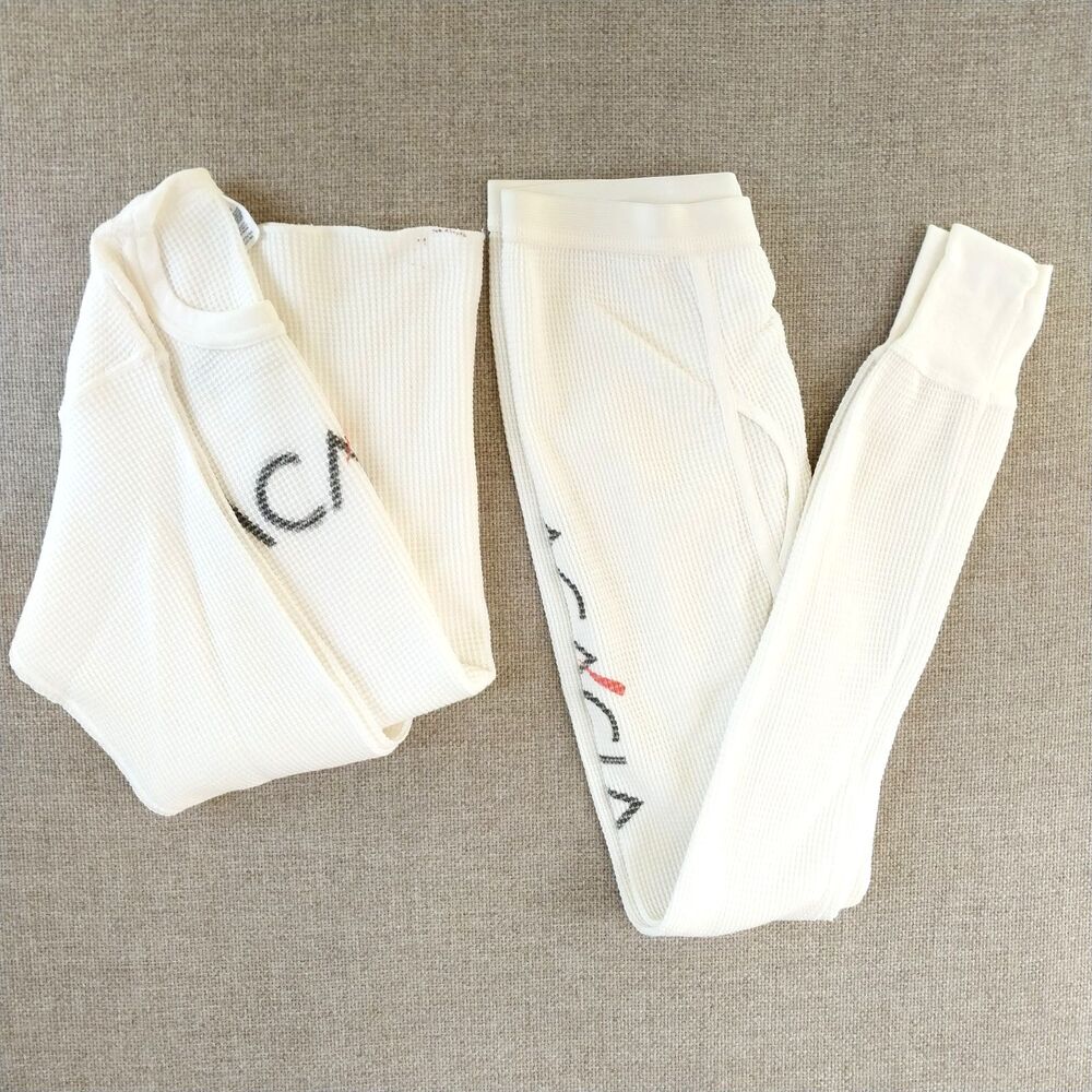Vintage Morgan Mills Mens Long Johns Thermal Shirt Top Legging Bottom USA Size M